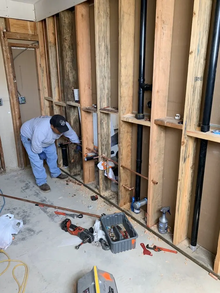 Commercial rough-in plumbing for Trenchless Sewer Repair in Moon Lake Estates